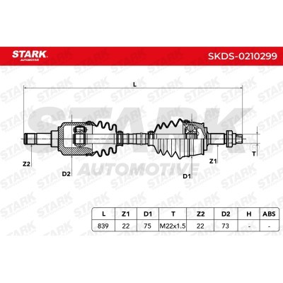 Drive Shaft Stark SKDS-0210299 SKDS-0210299 - photo 7