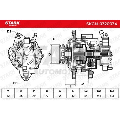 Alternator Stark SKGN-0320034 SKGN-0320034 - photo 4