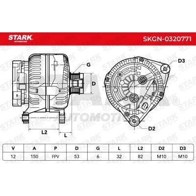 Alternator Stark SKGN-0320771 SKGN-0320771 - photo 7