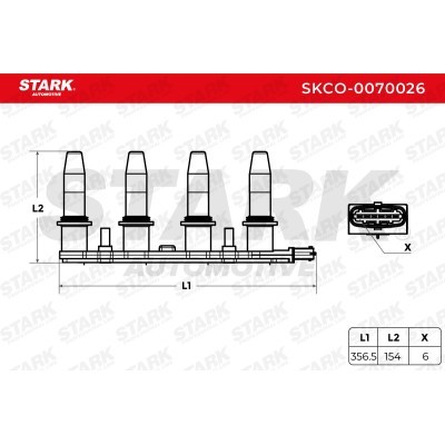 Ignition Coil Stark SKCO-0070026 SKCO-0070026 - photo 4