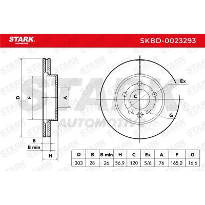 Brake Disc Stark SKBD-0023293 SKBD-0023293 - photo 4