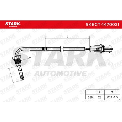 Exhaust gas temperature sensor Stark SKEGT-1470021 SKEGT-1470021 - photo 6