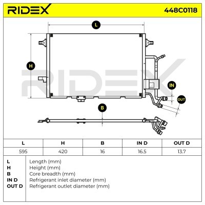 A/C condenser 448C0118 - photo 7