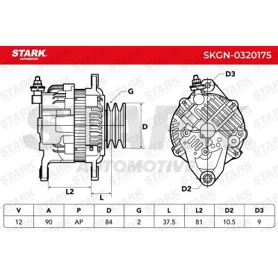Alternator Stark SKGN-0320175 SKGN-0320175 - photo 6