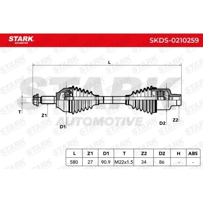 Drive Shaft Stark SKDS-0210259 SKDS-0210259 - photo 7