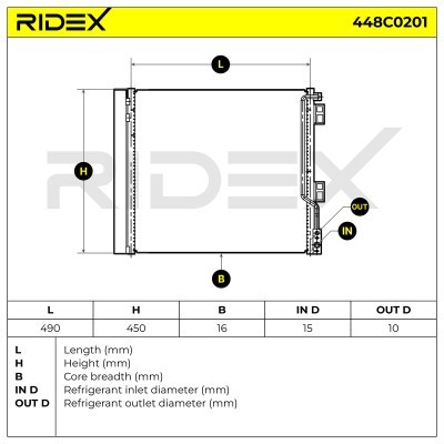 A/C condenser 448C0201 - photo 7