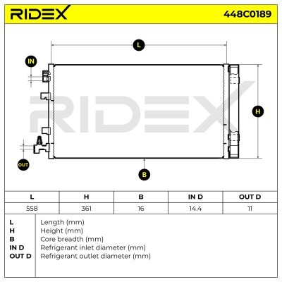 A/C condenser 448C0189 - photo 6