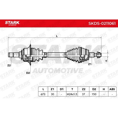 Drive Shaft Stark SKDS-0211061 SKDS-0211061 - photo 3