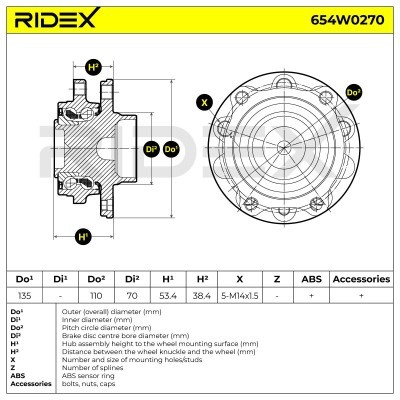 Wheel Bearing RIDEX 654W0270 654W0270 - photo 5