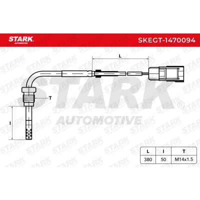 Exhaust gas temperature sensor Stark SKEGT-1470094 SKEGT-1470094 - photo 6