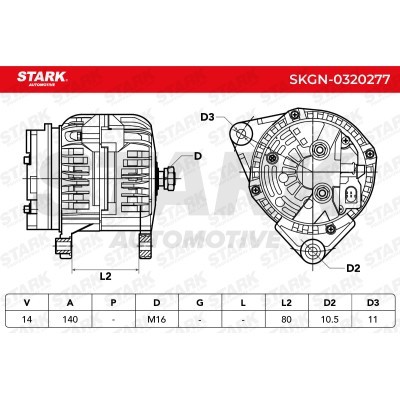 Alternator Stark SKGN-0320277 SKGN-0320277 - photo 7