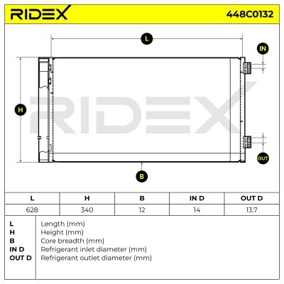 A/C condenser 448C0132 - photo 5