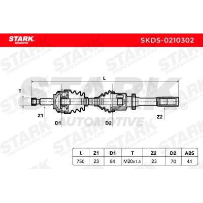 Drive Shaft Stark SKDS-0210302 SKDS-0210302 - photo 5