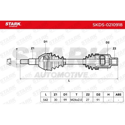 Drive Shaft Stark SKDS-0210918 SKDS-0210918 - photo 3