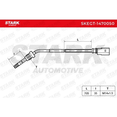 Exhaust gas temperature sensor Stark SKEGT-1470050 SKEGT-1470050 - photo 6