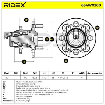 Wheel Bearing RIDEX 654W0200 654W0200 - photo 5