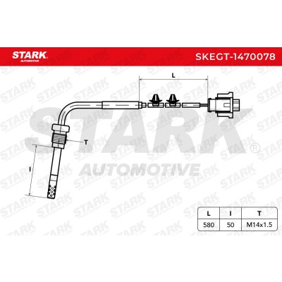 Exhaust gas temperature sensor Stark SKEGT-1470078 SKEGT-1470078 - photo 6