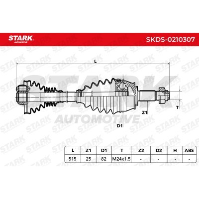 Drive Shaft Stark SKDS-0210307 SKDS-0210307 - photo 5