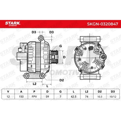 Alternator Stark SKGN-0320847 SKGN-0320847 - photo 7