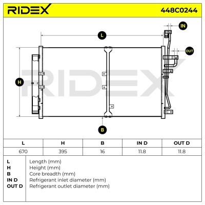 A/C condenser 448C0244 - photo 5