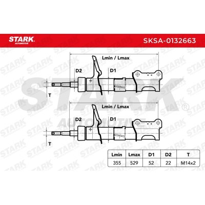 Shock Absorber Stark SKSA-0132663 SKSA-0132663 - photo 4