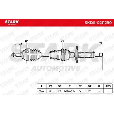 Drive Shaft Stark SKDS-0211290 SKDS-0211290 - photo 7