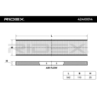 Cabin Air Filter RIDEX 424I0014 424I0014 - photo 2