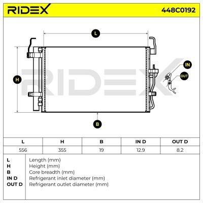 A/C condenser 448C0192 - photo 5
