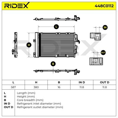 A/C condenser 448C0112 - photo 7