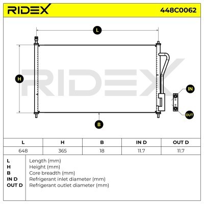 A/C condenser 448C0062 - photo 12