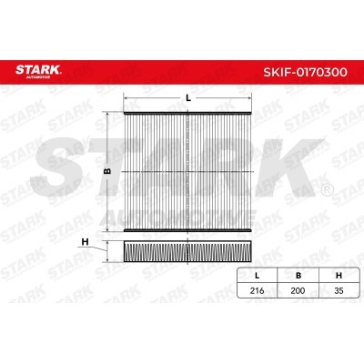 Cabin Air Filter Stark SKIF-0170300 SKIF-0170300 - photo 3