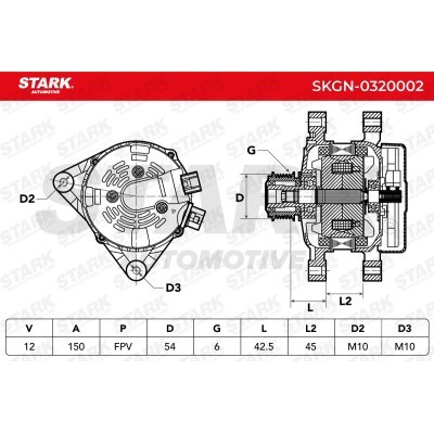 Alternator Stark SKGN-0320002 SKGN-0320002 - photo 7