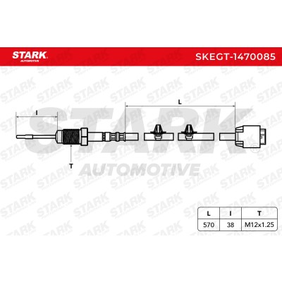 Exhaust gas temperature sensor Stark SKEGT-1470085 SKEGT-1470085 - photo 6