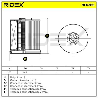 Fuel Filter RIDEX 9F0286 9F0286 - photo 5