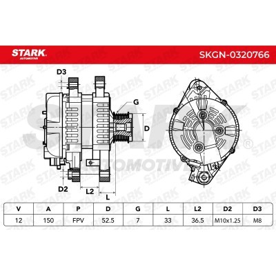 Alternator Stark SKGN-0320766 SKGN-0320766 - photo 7
