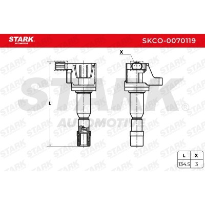 Ignition Coil Stark SKCO-0070119 SKCO-0070119 - photo 3