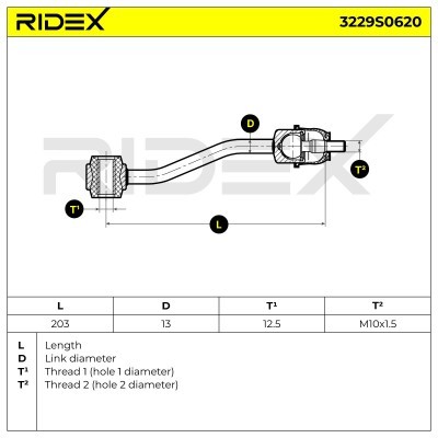 Stabilizer Link RIDEX 3229S0620 3229S0620 - photo 6