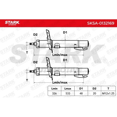 Shock Absorber Stark SKSA-0132169 SKSA-0132169 - photo 4