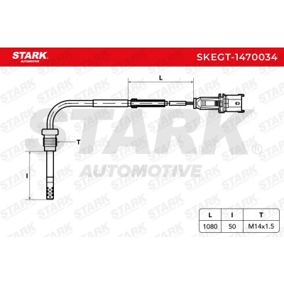 Exhaust gas temperature sensor Stark SKEGT-1470034 SKEGT-1470034 - photo 6