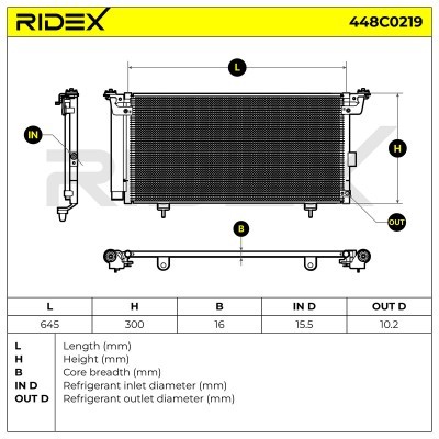 A/C condenser 448C0219 - photo 7