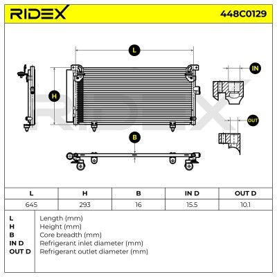 A/C condenser 448C0129 - photo 7