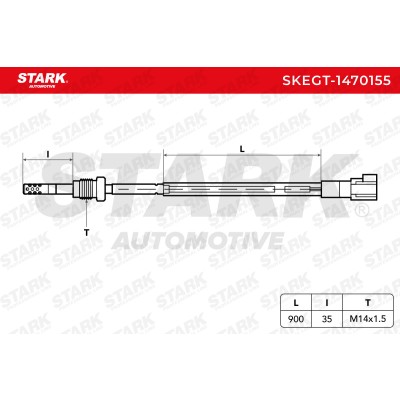 Exhaust gas temperature sensor Stark SKEGT-1470155 SKEGT-1470155 - photo 6