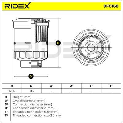 Fuel Filter RIDEX 9F0168 9F0168 - photo 5