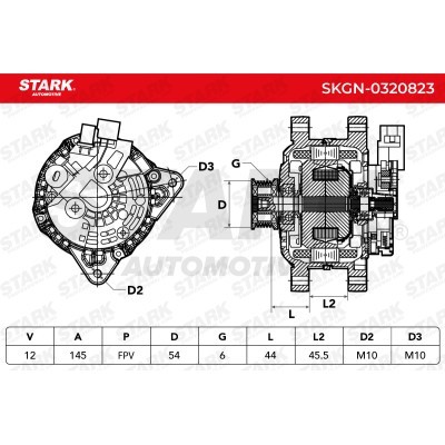Alternator Stark SKGN-0320823 SKGN-0320823 - photo 5