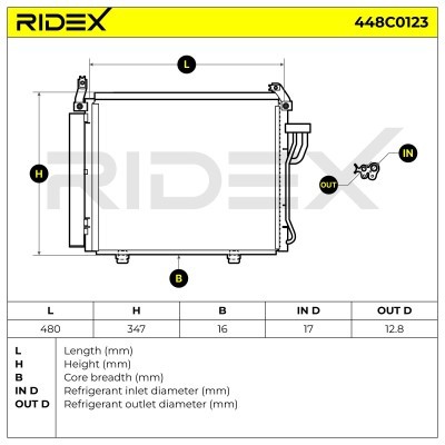 A/C condenser 448C0123 - photo 9