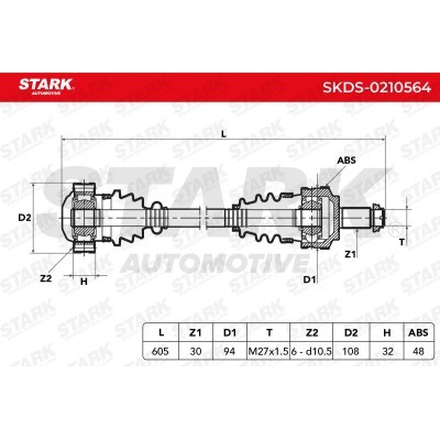 Drive Shaft Stark SKDS-0210564 SKDS-0210564 - photo 7