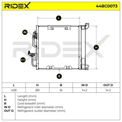 A/C condenser 448C0073 - photo 8