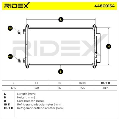 A/C condenser 448C0154 - photo 7