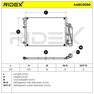 A/C condenser 448C0050 - photo 7