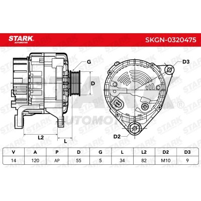 Alternator Stark SKGN-0320475 SKGN-0320475 - photo 7